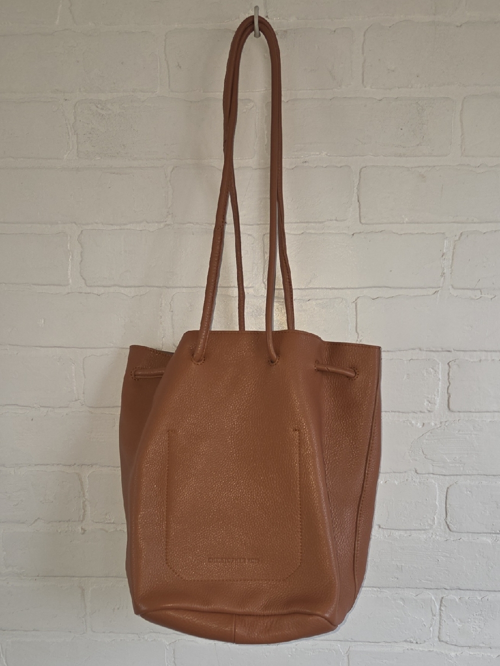 Christopher Kon Pebbled Leather Bucket Bag